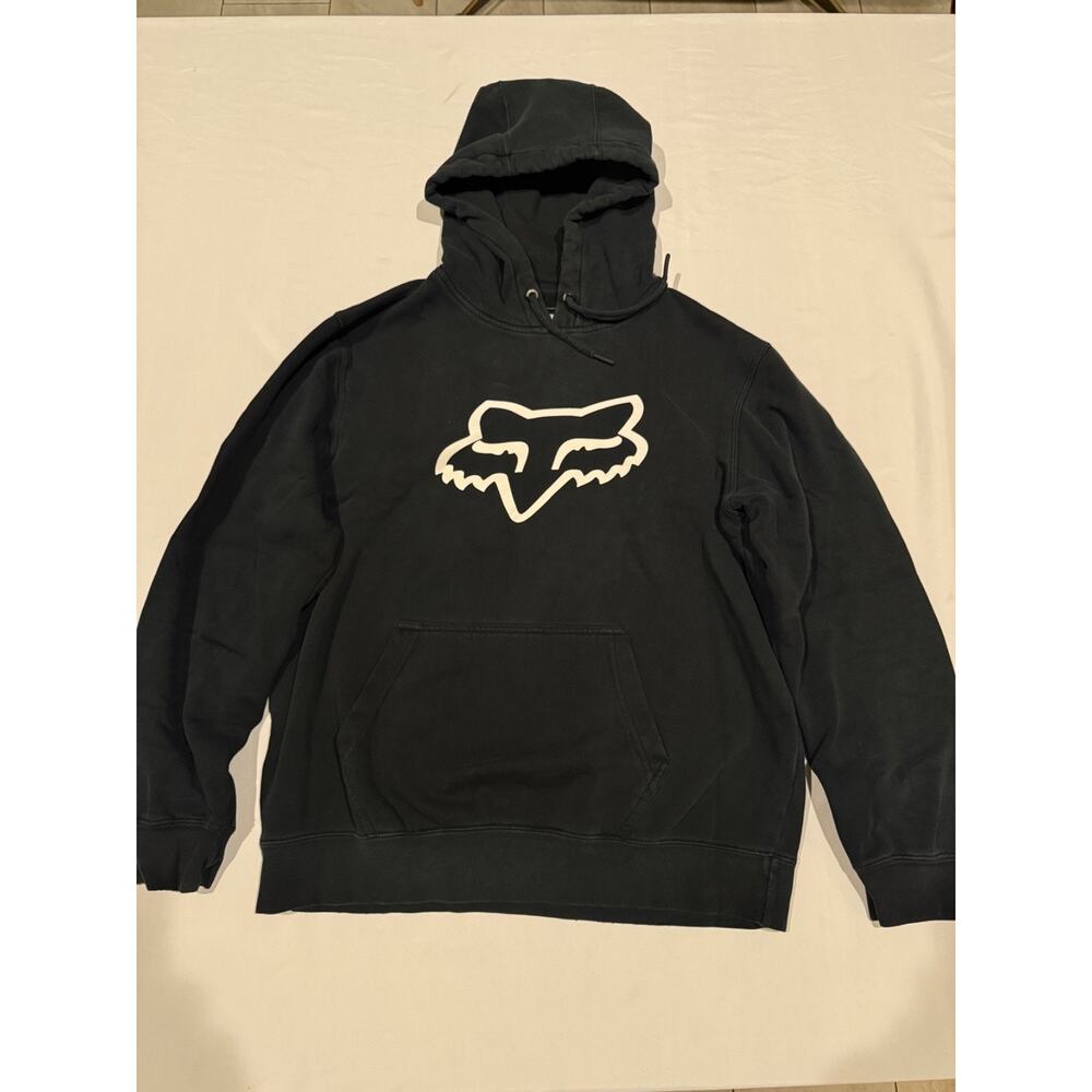 Fox Racing Legacy Foxhead PO Pullover Casual Hoodie Black Medium